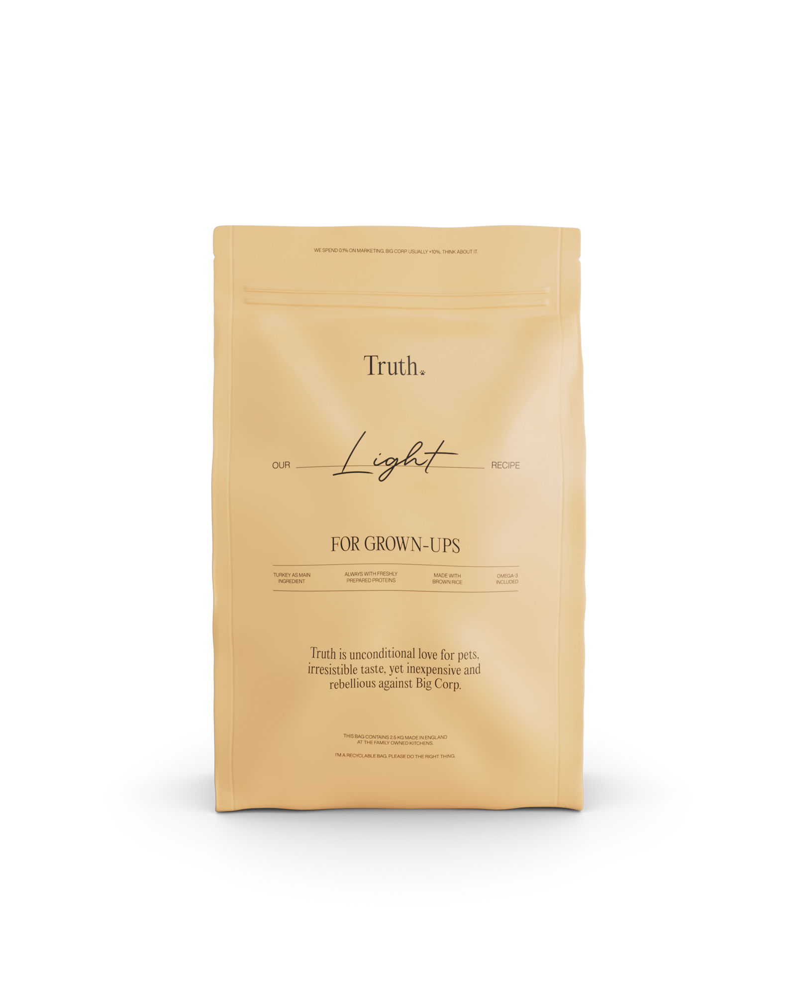 TRUTH PETS LIGHT, 2,5KG