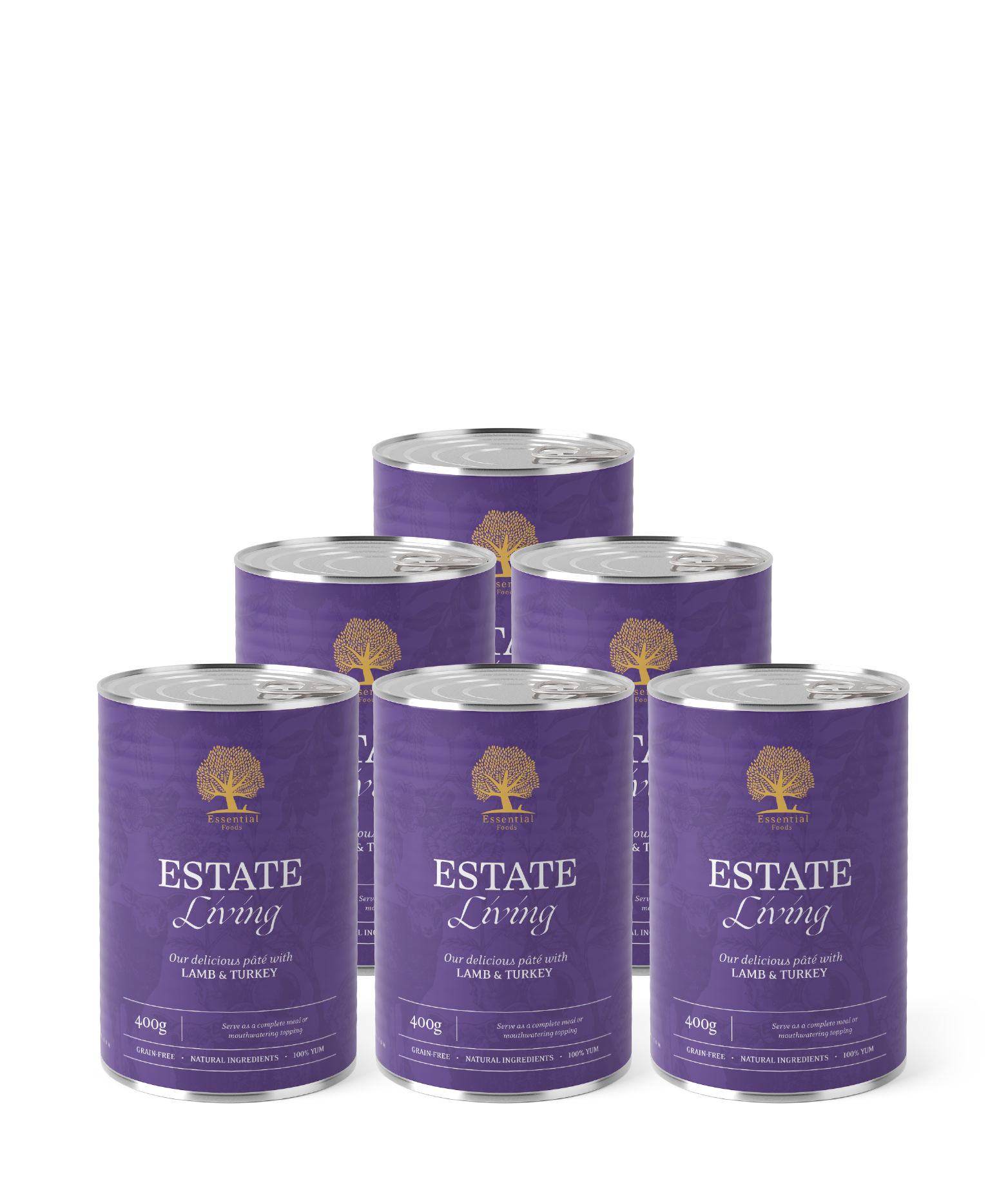 ESTATE LIVING PÂTÉ, 400G x 6