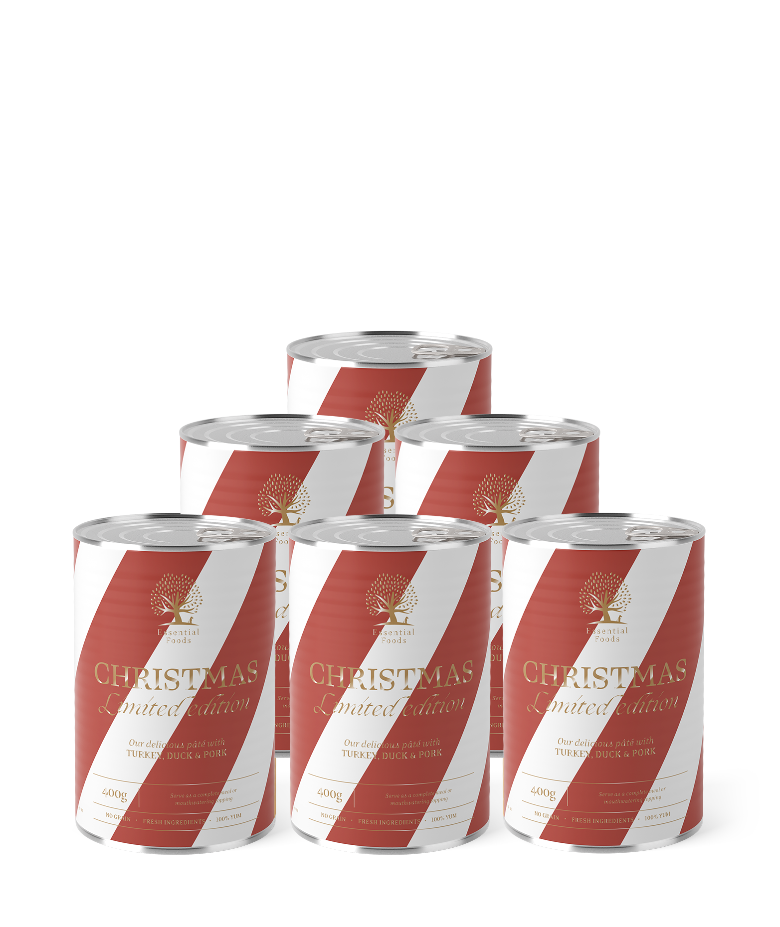 CHRISTMAS PÂTÉ LIMITED EDITION, 400G x 6