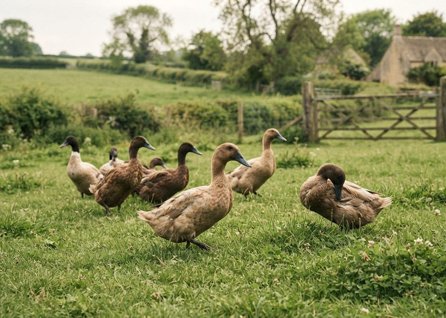 Fritgående britisk landand